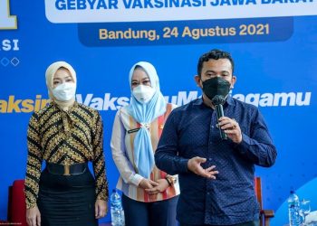 H. Dedi Supandi Kadisdik Sekaligus Ketua Divisi Percepatan Vaksinasi di Jabar Terus Genjot Vaksinasi Masal