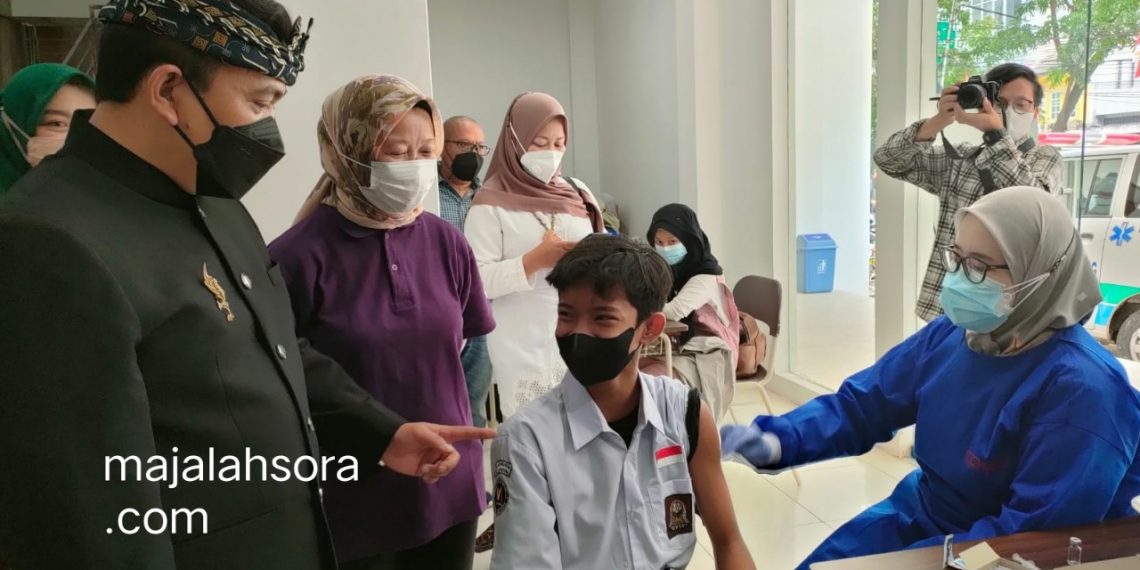 Siap-siap PTMT SMKN 15 Kota Bandung Menggelar Vaksinasi Masal